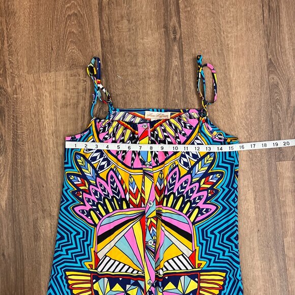 Mara Hoffman Mufasa Bold Print Mod Midi Sun Dress XS - Picture 7 of 13